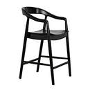 Remo Counter Chair, Charcoal Black