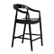 Remo Counter Chair, Charcoal Black