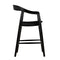 Remo Counter Chair, Charcoal Black