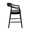 Remo Counter Chair, Charcoal Black