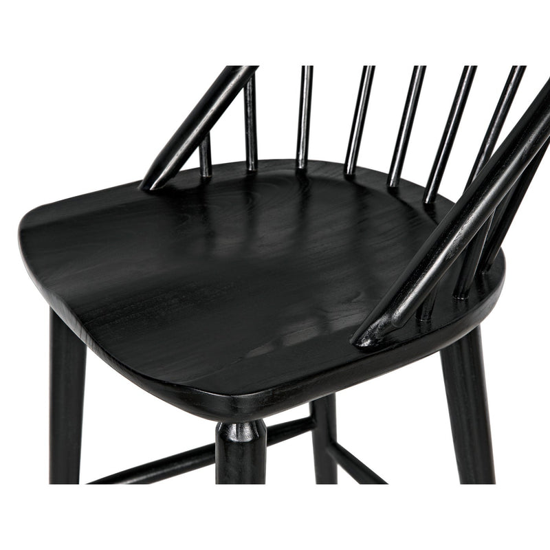 Gloster Bar Chair, Charcoal Black