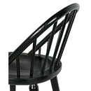 Gloster Bar Chair, Charcoal Black