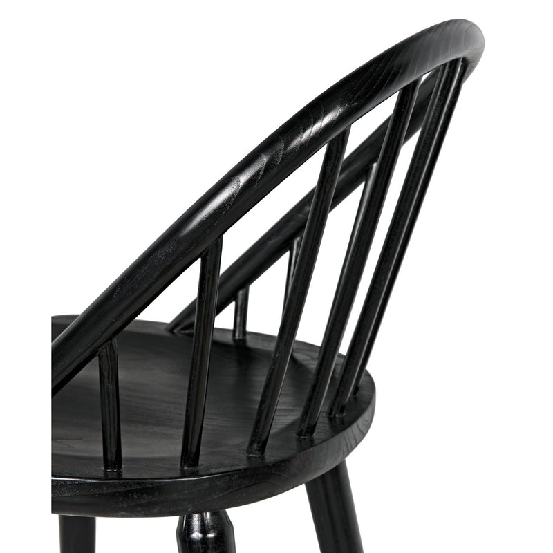 Gloster Bar Chair, Charcoal Black