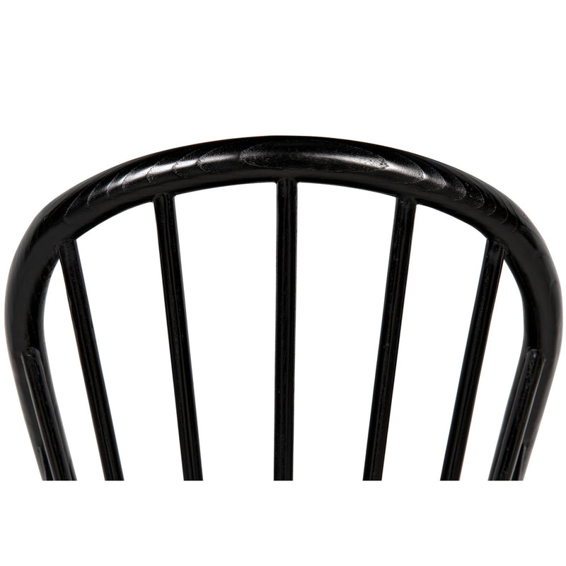 Gloster Bar Chair, Charcoal Black