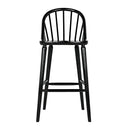 Gloster Bar Chair, Charcoal Black
