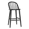 Gloster Bar Chair, Charcoal Black