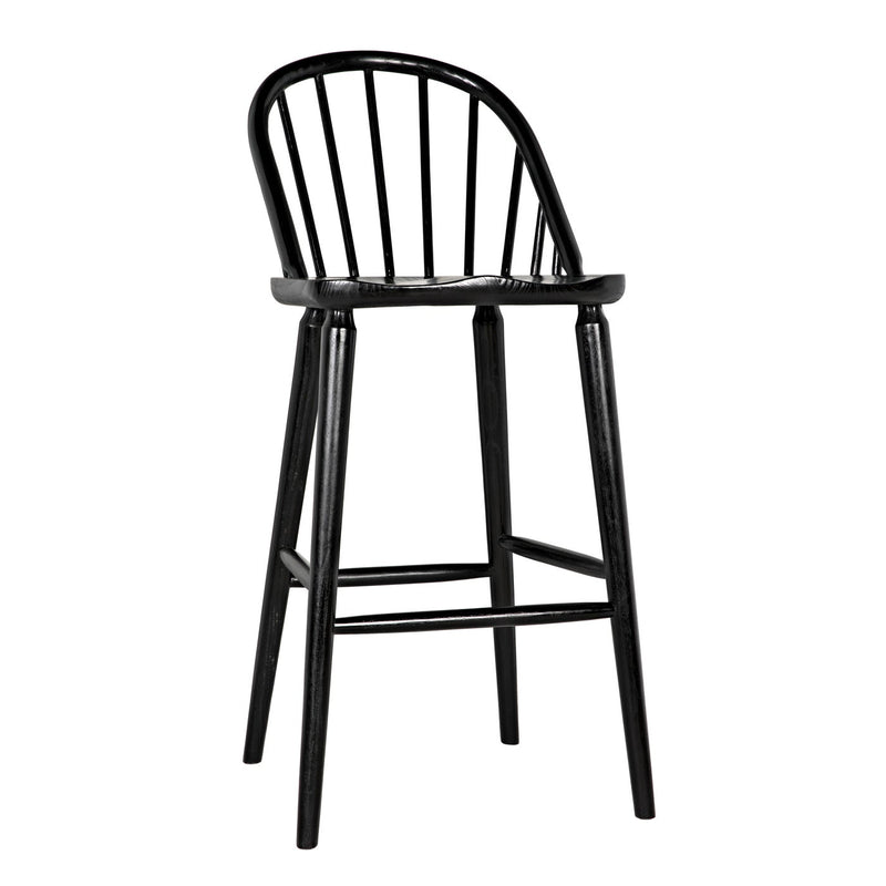 Gloster Bar Chair, Charcoal Black