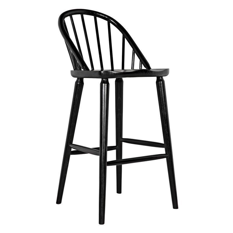 Gloster Bar Chair, Charcoal Black