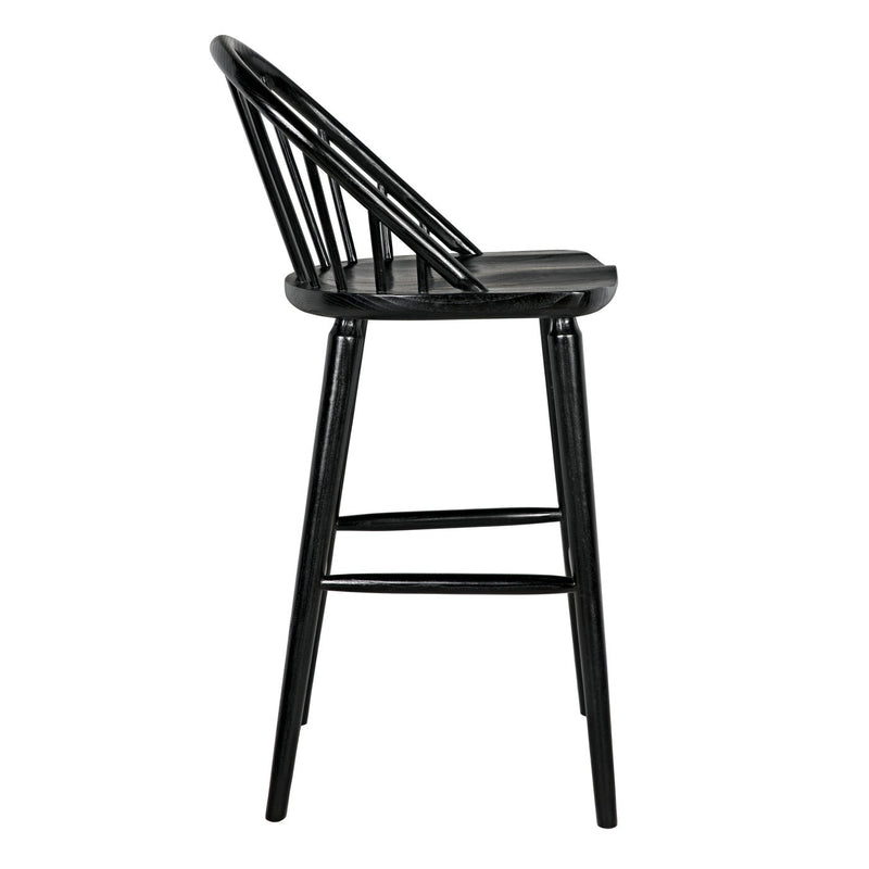 Gloster Bar Chair, Charcoal Black