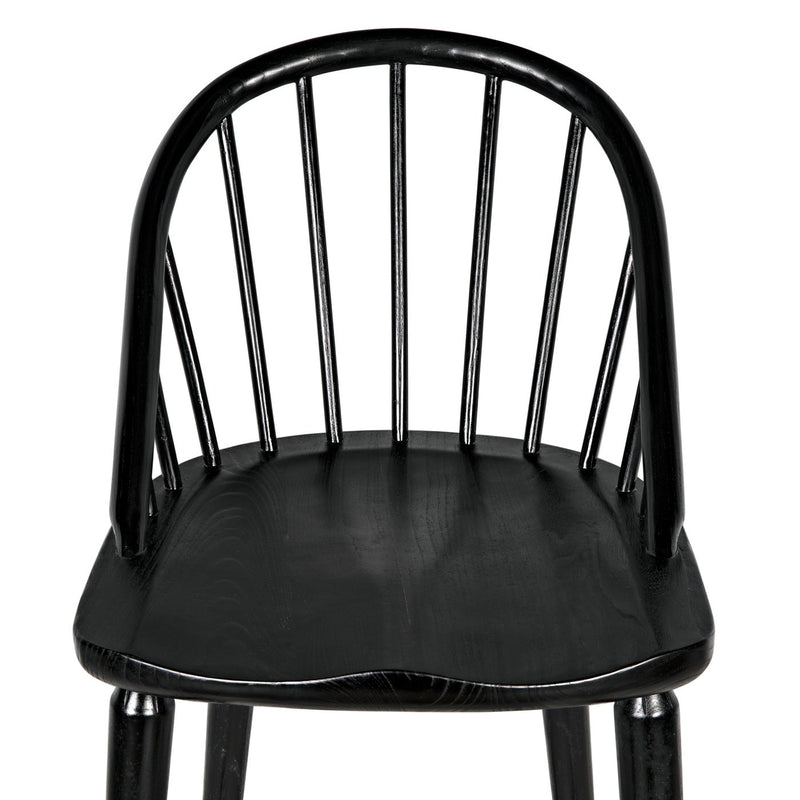 Gloster Bar Chair, Charcoal Black