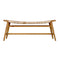 Stockholm Bench with Woven