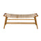 Stockholm Bench with Woven