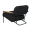 Zeus Chair with Black Cotton Fabric