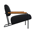 Zeus Chair with Black Cotton Fabric