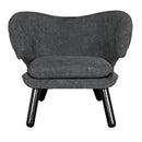 Valerie Chair w/ Grey Fabric