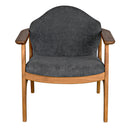 Vittorio Chair w/ Grey Fabric