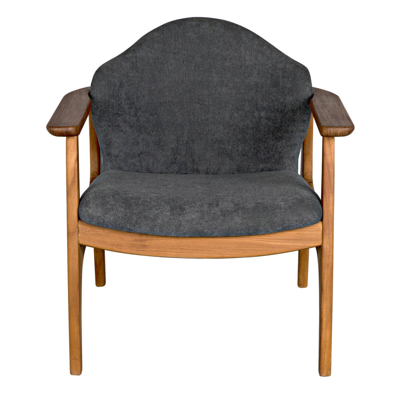 Vittorio Chair w/ Grey Fabric