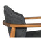 Vittorio Chair w/ Grey Fabric