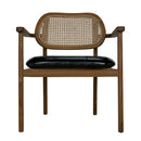 Tolka Chair, Teak with Leather Seat