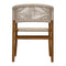 Conrad Chair, Teak with Woven Rope