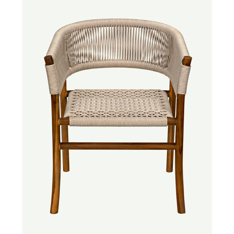 Conrad Chair, Teak with Woven Rope