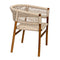 Conrad Chair, Teak with Woven Rope