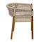 Conrad Chair, Teak with Woven Rope