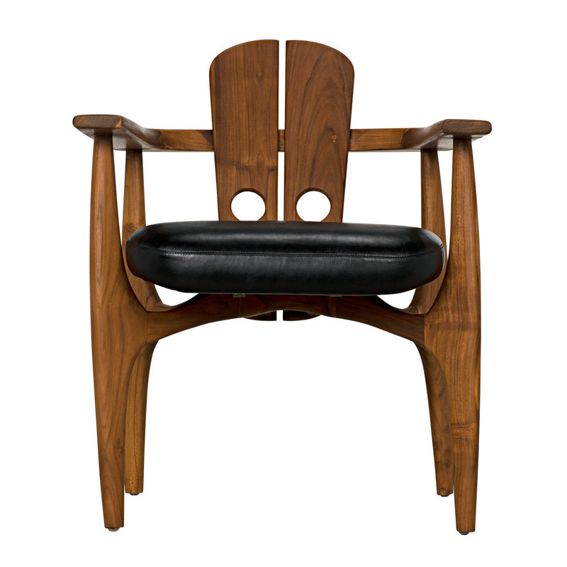 Kato Chair, Teak with Leather