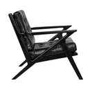 Lauda Chair with Black Leather