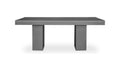 Antonius Outdoor Dining Table in Dark Grey