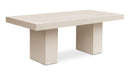 Antonius Terrazzo Outdoor Dining Table angled view