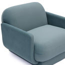 Azalea powder blue performance velvet accent chair, image 5