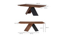 Axio Dining Table Brown