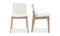 Deco Oak Dining Chair-Sef Of 2