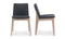 Deco Oak Dining Chair-Sef Of 2
