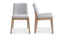 Deco Oak Dining Chair-Sef Of 2