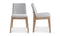 Deco Oak Dining Chair-Sef Of 2