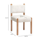 Bruno Dining Chair - Cream - Image 6