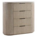 Byron Dupe light oak chest detail view 1