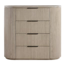Byron Dupe light oak chest detail view 2