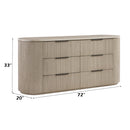 Byron Dupe light oak dresser dimensions