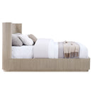 Byron Dupe light oak Eastern King bed detail view 3