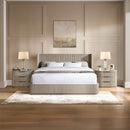 Byron Dupe light oak Eastern King bed detail view 5