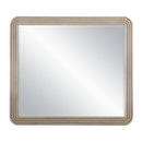 Byron Dupe light oak mirror detail view 1