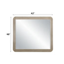 Byron Dupe light oak mirror dimensions