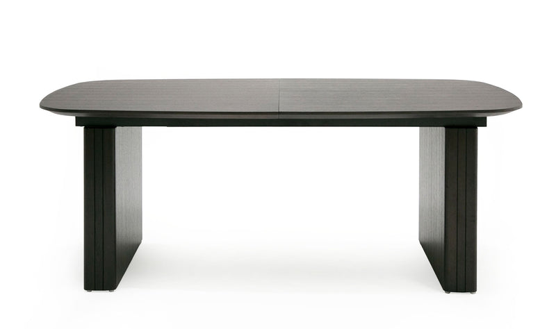 Modrest Calhoun - Modern Smoked Oak Extendable Dining Table