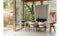 Padma Oak Arm Chair Light Grey