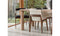 Padma Oak Arm Chair Light Grey