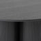 Modrest Depew - Mid-Century Modern Black Oak Round Dining Table