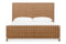Dorsey Woven Panel Bed in Granola and Ginger